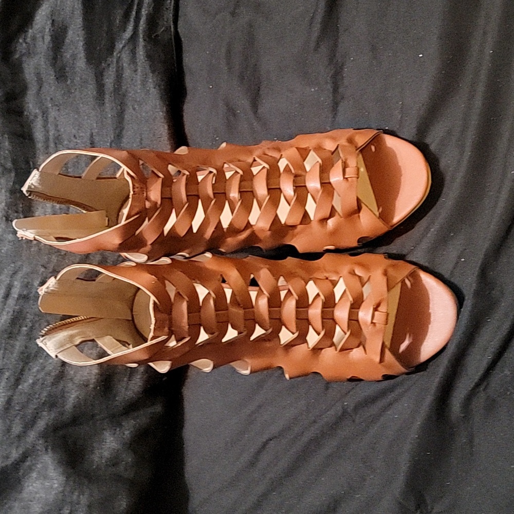 Brown Open Toe Sandals